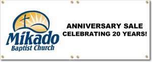 (image for) Mikado Baptist Church Banner Logo Left