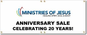 (image for) Ministries of Jesus Banner Logo Center