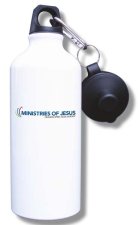 (image for) Ministries of Jesus Water Bottle - White