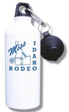 (image for) Miss Rodeo Idaho, Inc. Water Bottle - White