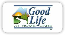 (image for) Good Life at Home Care White Rounded Badge