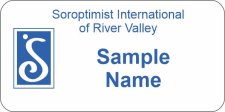 (image for) Soroptimist International of River Valley White Badge