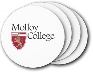 Molloy College Red Logo Coasters (5 Pack) - $15.87 | NiceBadge