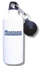 (image for) Montana Historical Society Water Bottle - White
