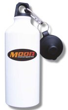 (image for) Moon Motorsports Water Bottle - White