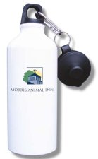 (image for) Morris Animal Inn Water Bottle - White