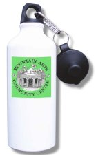 (image for) Mountain Arts Community Center Water Bottle - White
