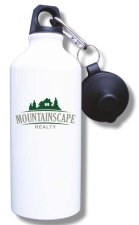 (image for) Mountainscape Realty Water Bottle - White