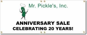 (image for) Mr. Pickle\'s Inc. Banner Logo Center