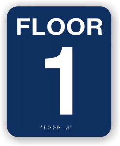 (image for) MT500 - Microtel Stairwell Floor Identifier