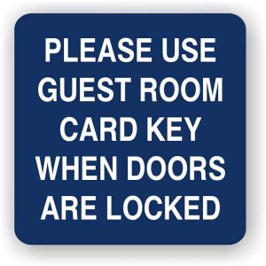 (image for) MT845 - Microtel Please Use Guest Key