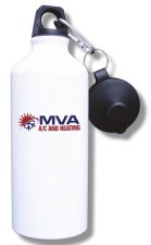 (image for) MVA A/C and Heating LLC Water Bottle - White