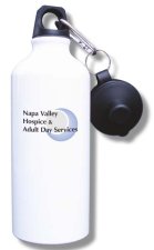 (image for) Napa Valley Hospice Water Bottle - White