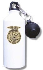 (image for) National FFA Foundation Water Bottle - White