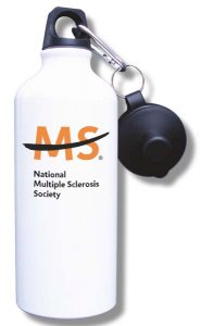 (image for) National Multiple Sclerosis Society Water Bottle - White