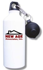 (image for) New Age Associates, Inc. Water Bottle - White