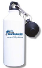 (image for) New Beginning Realty Group Water Bottle - White