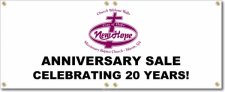 (image for) New Hope Missionary Baptist Church Banner Logo Center