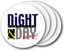 (image for) Night & Day Furniture Midwest Coasters (5 Pack)