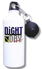 (image for) Night & Day Furniture Midwest Water Bottle - White