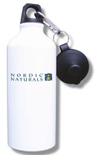 (image for) Nordic Naturals Water Bottle - White