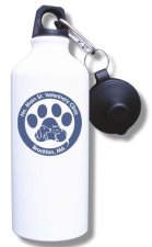 (image for) North Main St. Veterinary Clinic Water Bottle - White