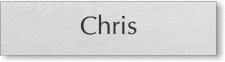 (image for) Northeast Oral Surgery Silver Name Plate