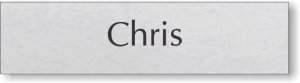 (image for) Northeast Oral Surgery Silver Name Plate