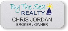 (image for) By the Sea Realty White Regular Badge