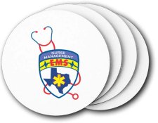 (image for) Nurse Management EMS Coasters (5 Pack)