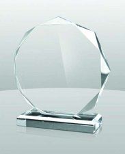 (image for) Clear Acrylic Octagon Award - Small