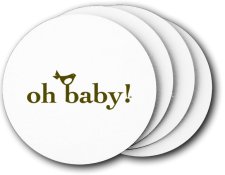 (image for) Oh Baby! Coasters (5 Pack)
