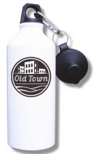 (image for) Old Town Commercial Assoc. Water Bottle - White