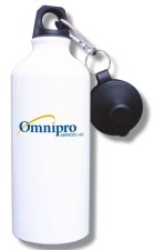 (image for) Omnipro Services, LLC Water Bottle - White