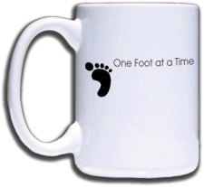 (image for) One Foot at a Time Mug
