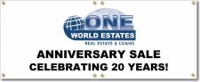 (image for) One World Estates Banner Logo Center