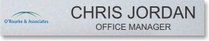 (image for) O\'Rourke & Associates Nameplate