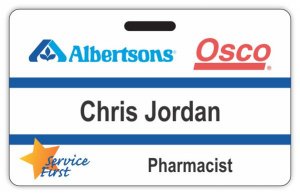 (image for) Albertsons Osco Pharmacy Badge (classic style)