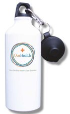 (image for) OurHealth Physician Group Water Bottle - White