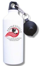 (image for) Painesville City Local Schools Water Bottle - White