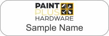 (image for) True Value Paint Plus Hardware White Name Badge