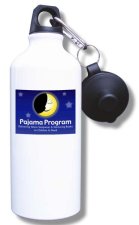 (image for) Pajama Program Water Bottle - White