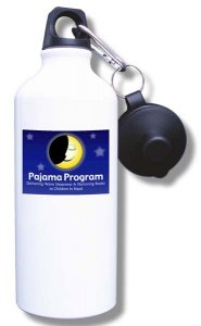 (image for) Pajama Program Water Bottle - White