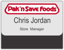 (image for) Pak 'n Save Foods Silver Pocket Badge