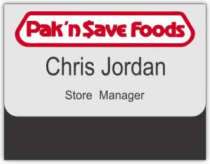 (image for) Pak \'n Save Foods Silver Pocket Badge