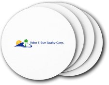 (image for) Palm & Sun Realty Corp. Coasters (5 Pack)
