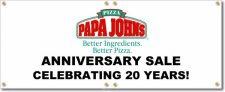 (image for) Papa John's Banner Logo Center