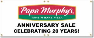 (image for) Papa Murphy\'s Banner Logo Center