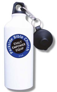 (image for) Parkside Bible Church Water Bottle - White