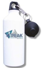 (image for) Peak Performance Health Club Water Bottle - White
